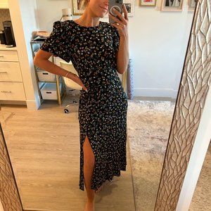 AFRM Jamie Open Back Floral Midi Dress